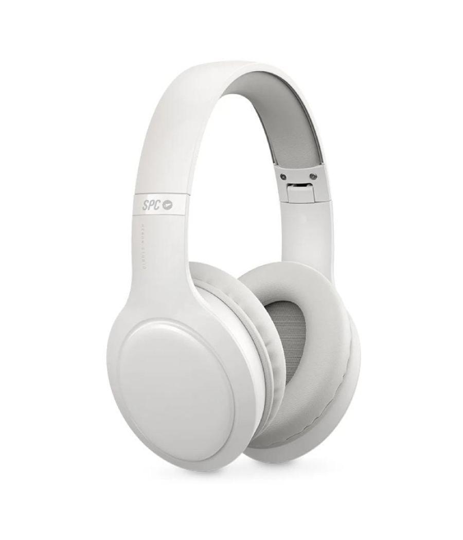 Auriculares inalámbricos spc heron studio/ con micrófono/ bluetooth/ blanco