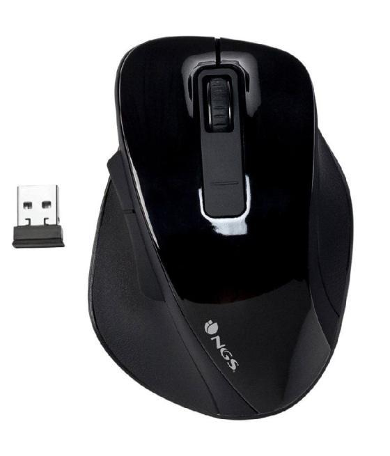 Ratón inalámbrico ngs bow/ hasta 1600 dpi