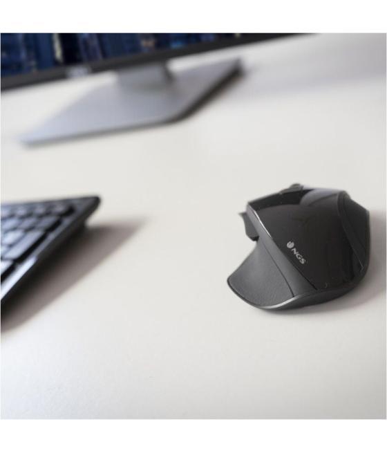 Ratón inalámbrico ngs bow/ hasta 1600 dpi