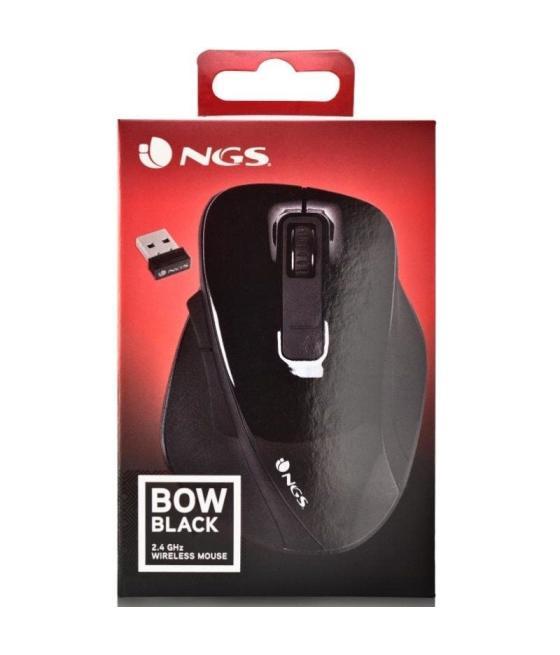 Ratón inalámbrico ngs bow/ hasta 1600 dpi