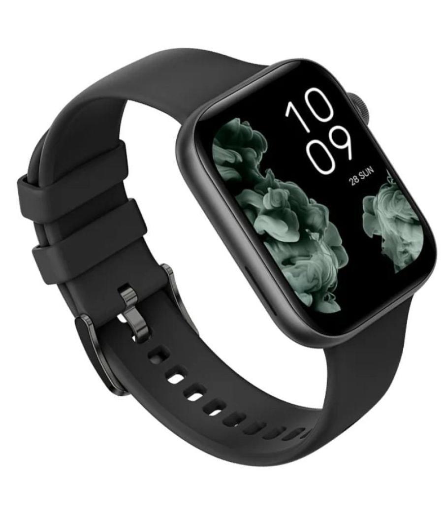 Smartwatch spc smartee duo 2 9650n/ notificaciones/ frecuencia cardíaca/ negro/ incluye correa extra