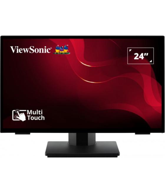 Viewsonic TD2465 pantalla de señalización Panel plano interactivo 61 cm (24") LED 250 cd / m² Full HD Negro Pantalla táctil