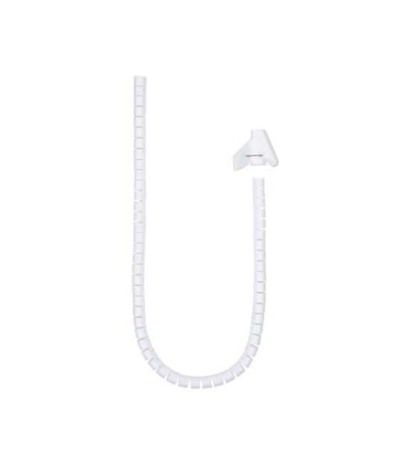 Organizador de cables flexible 25mm 2 m blanco