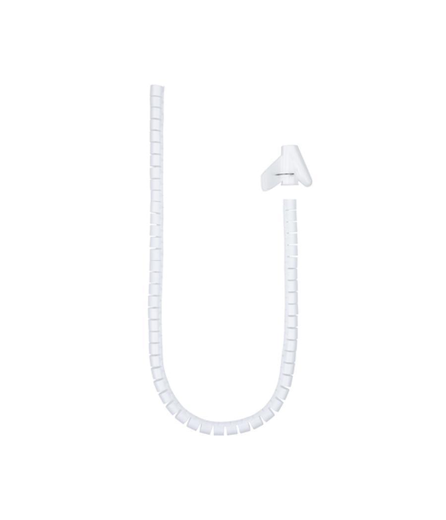 Organizador de cables flexible 25mm 2 m blanco