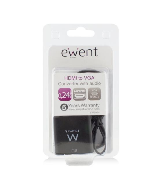 Ewent ew9864 adaptador hdmi/vga con audio