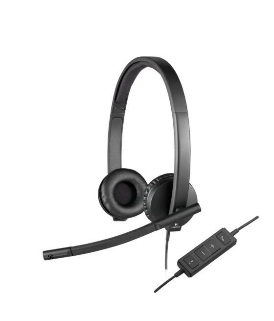Logitech auricular stereo h570e usb