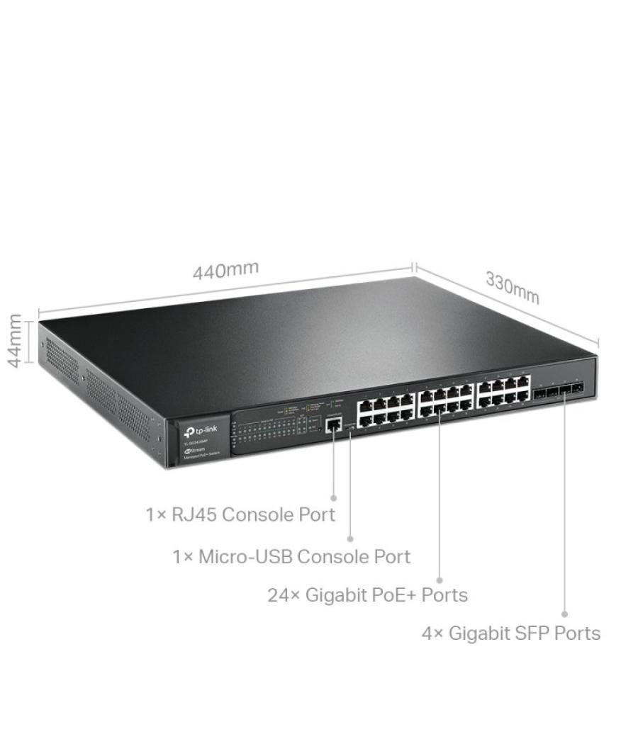 Tp-link sg3428mp switch 24xgb poe l2 4xsfp rack