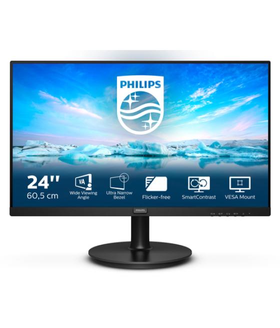Philips V Line 241V8L/00 pantalla para PC 60,5 cm (23.8") 1920 x 1080 Pixeles Full HD LCD Negro