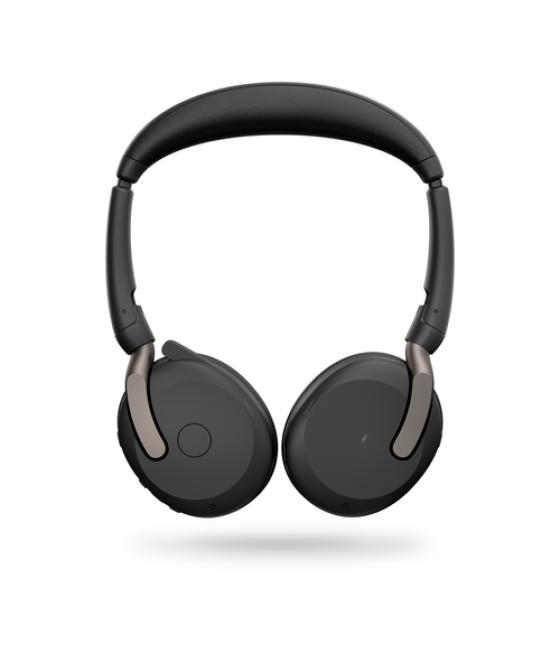 Jabra Evolve2 65 Flex Auriculares Inalámbrico y alámbrico Diadema Oficina/Centro de llamadas Bluetooth Negro