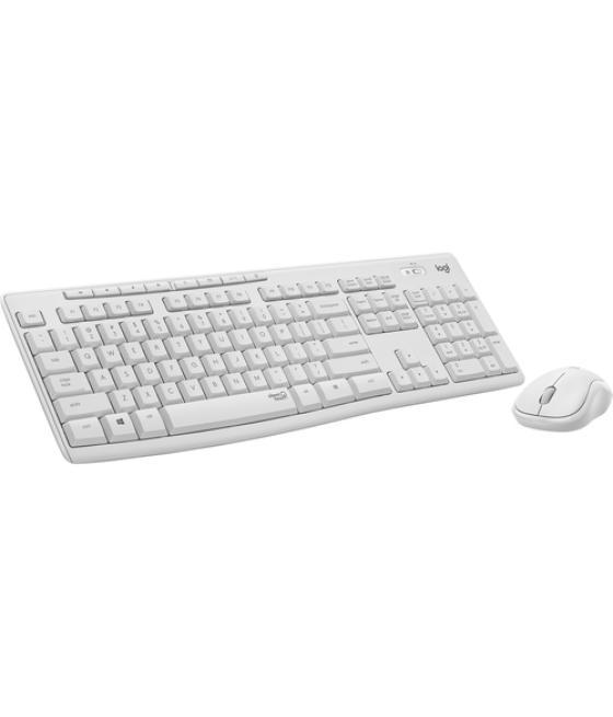 Logitech MK295 Silent Wireless Combo teclado Ratón incluido USB QWERTY Italiano Blanco