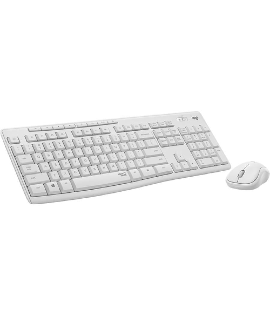 Logitech MK295 Silent Wireless Combo teclado Ratón incluido USB QWERTY Italiano Blanco