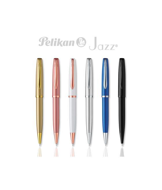 Bolígrafo pelikan jazz noble elegance expositor de 12 unidades colores surtidos