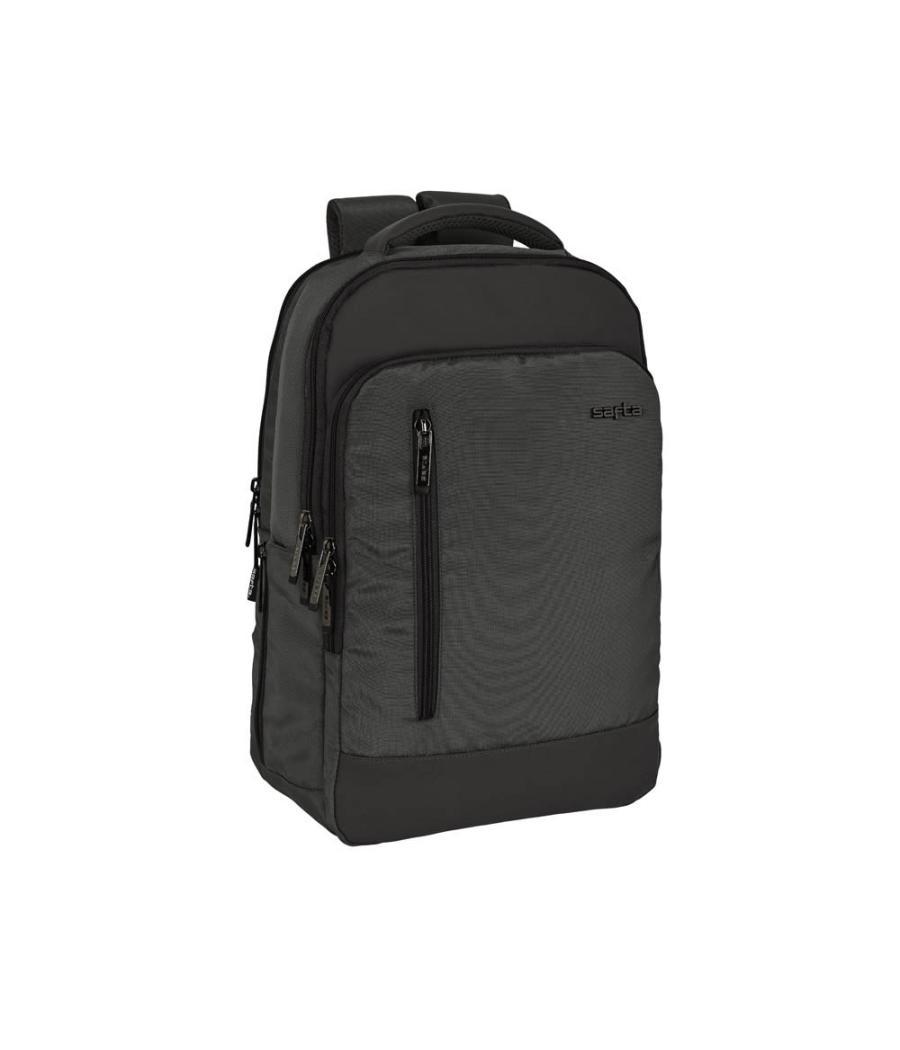 Cartera escolar safta business (black-blue-grey) mochila ordenador 15,6\" 290x150x440 mm