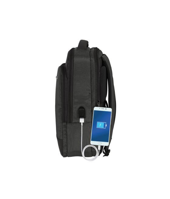 Cartera escolar safta business (black-blue-grey) mochila ordenador 15,6\" 290x150x440 mm