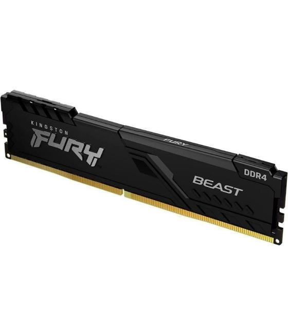 Memoria ram kingston fury beast 16gb/ ddr4/ 3200mhz/ 1.35v/ cl16/ dimm