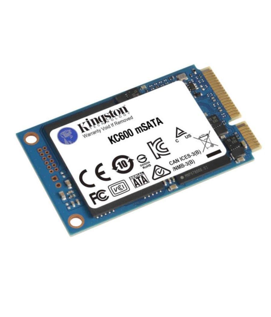 256g ssd kc600 sata3 msata - Imagen 1