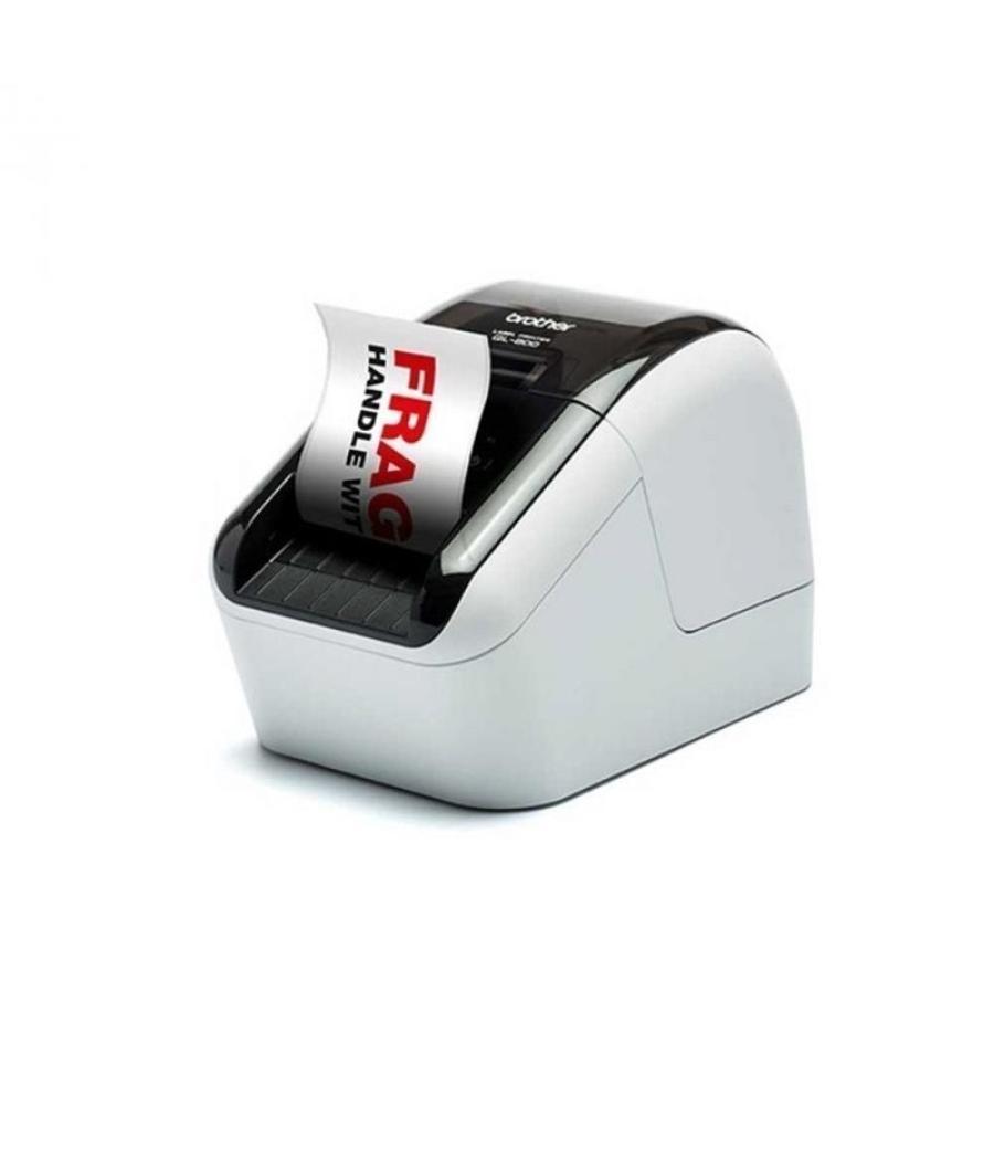 Impresora de etiquetas brother ql-800/ térmica/ ancho etiqueta 62mm/ usb/ blanca y negra