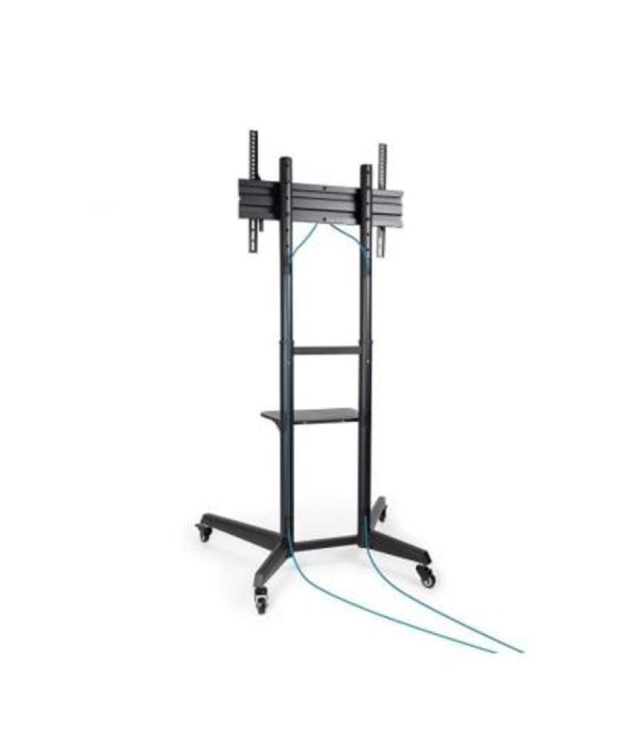 Soporte de suelo con ruedas tooq fs1170m-b para pantallas de 37 - 70 max 50kg vesa max. 600x400 negro