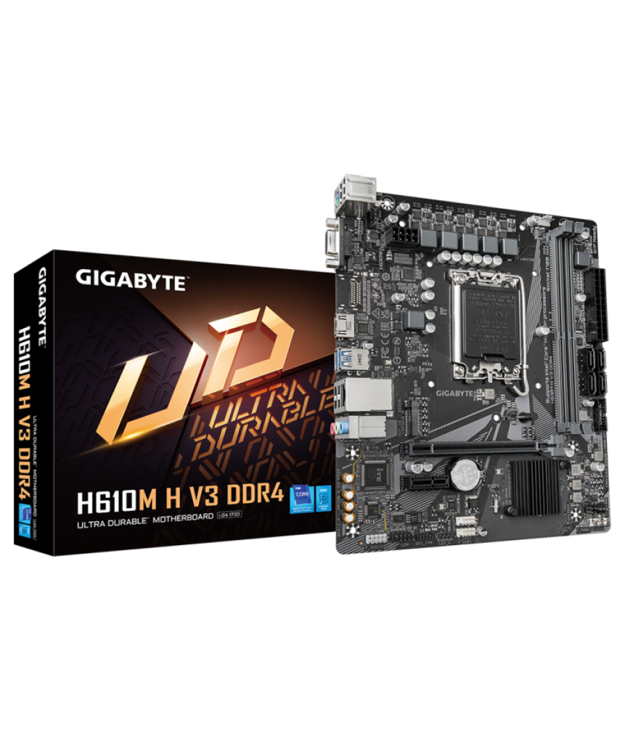 Placa base gigabyte h610m h v3 1700 matx 2xddr4