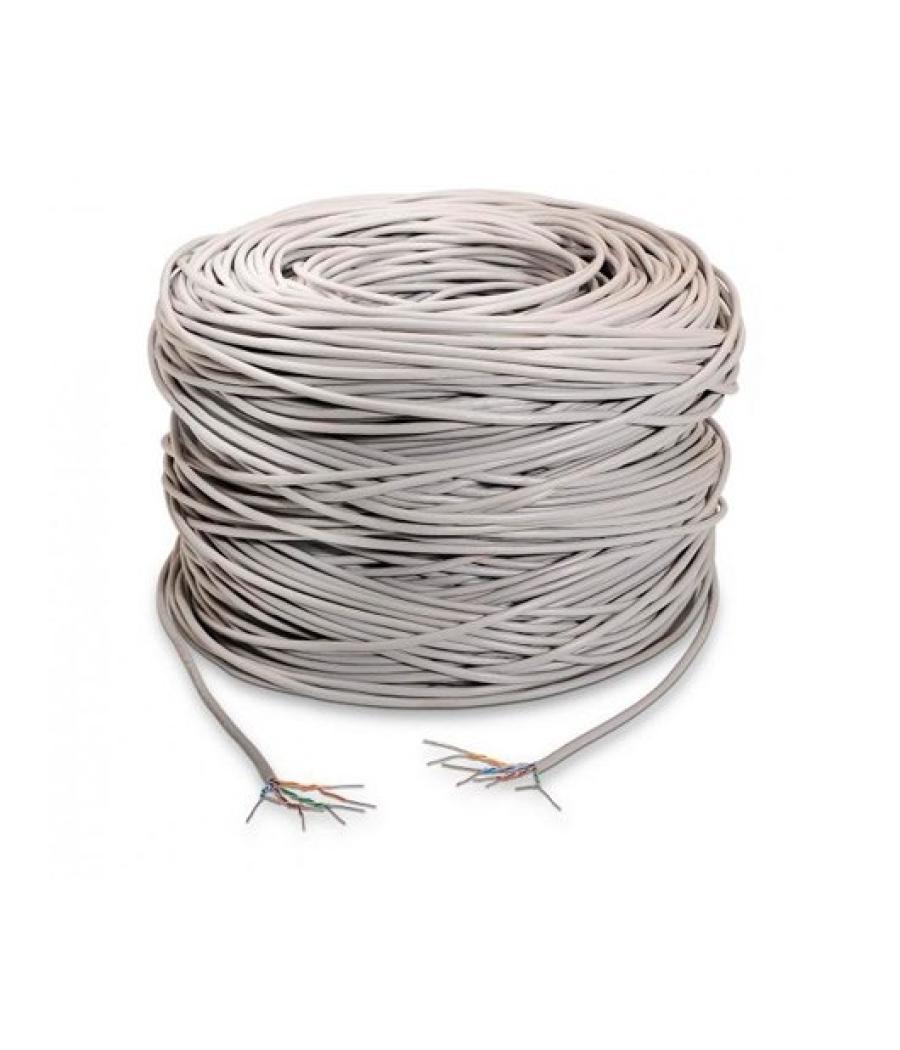 Cable red utp cat6 rj45 aisens 305m gris