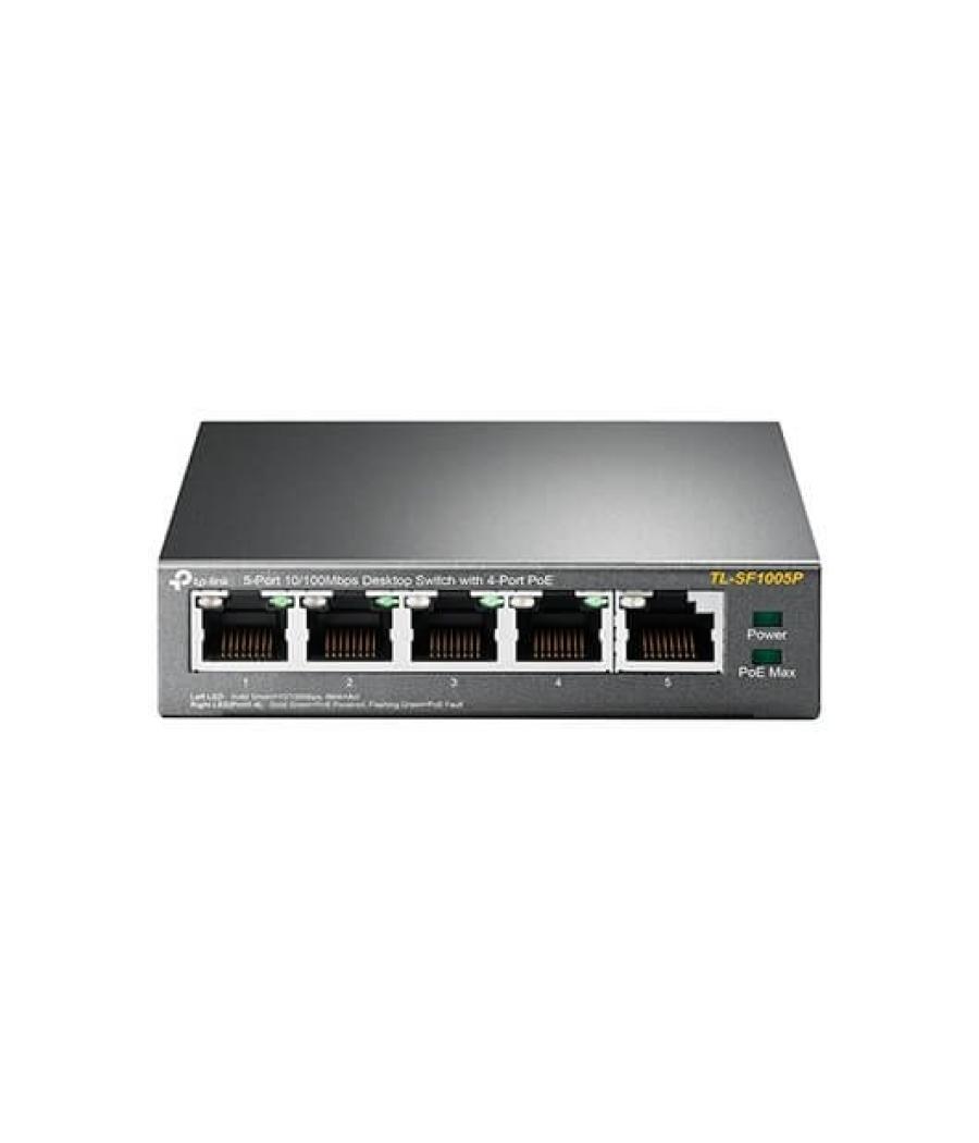 Hub switch 5 ptos 10/100 tp-link sf1005p poe