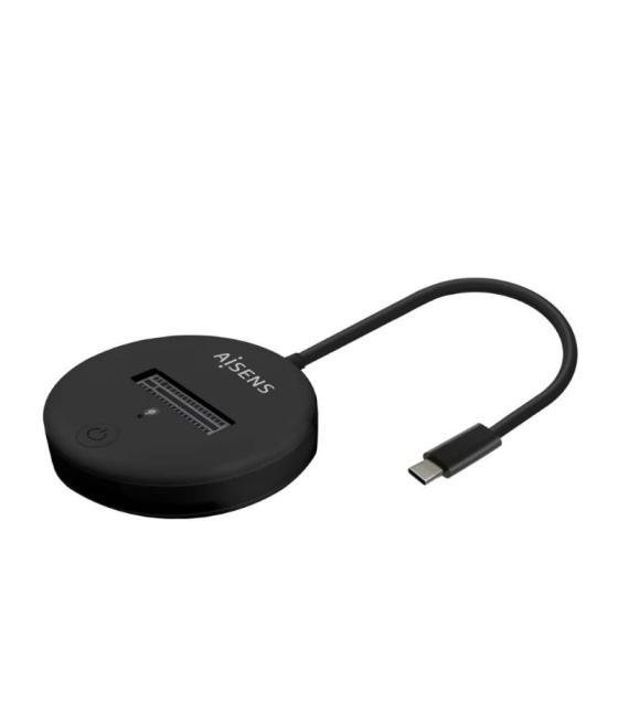 Aisens usb-c dock m.2 sata/nvme-usb3.1 gen2 negra