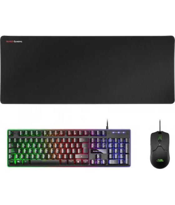 Mars gaming combo mcpx gaming 3in1 rgb negro