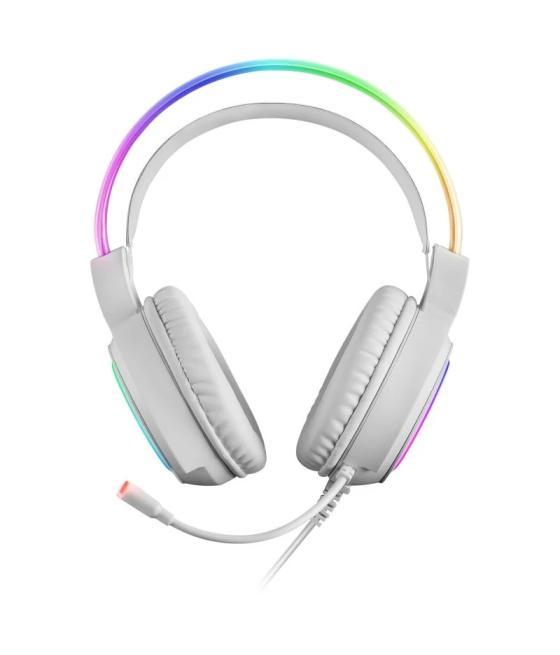 Mars gaming auricular mhrgb pc/ps4/ps5/xbox white