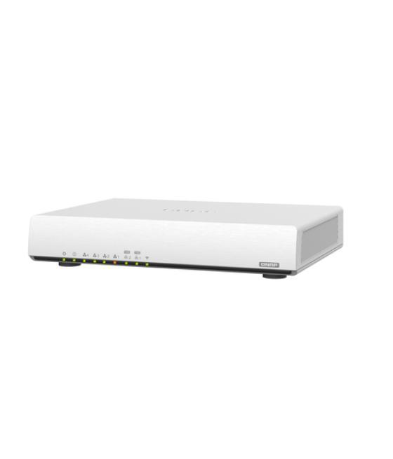 QNAP QHora-301W router inalámbrico 10 Gigabit Ethernet Doble banda (2,4 GHz / 5 GHz) Blanco