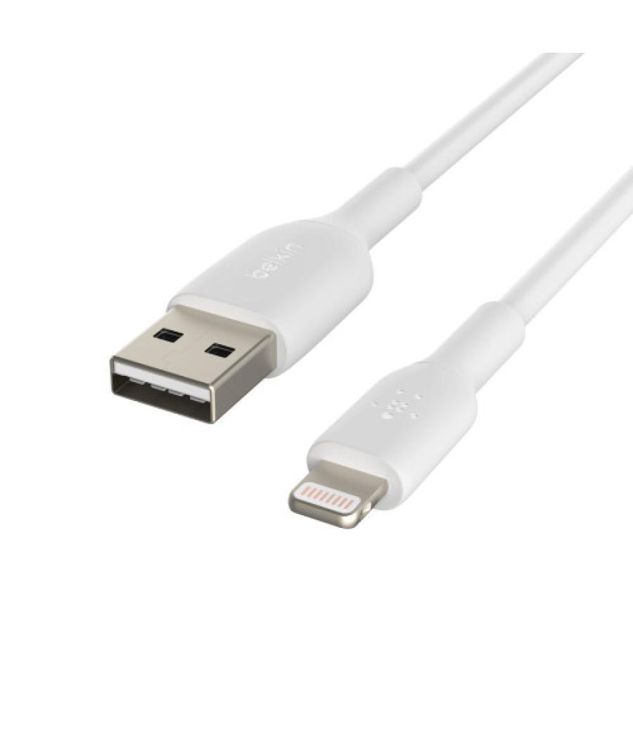 Belkin caa001bt3mwh cable de conector lightning 3 m blanco