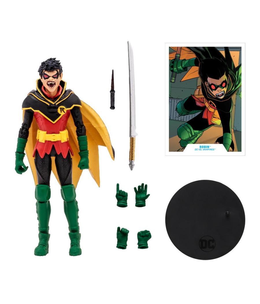 Figura mcfarlane dc multiverse damian wayne robin 17cm