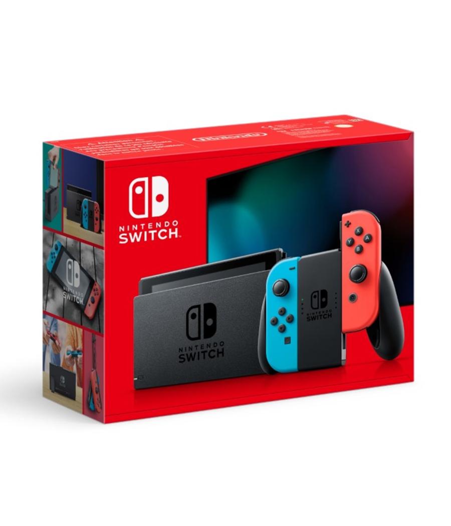 Consola nintendo switch azul neon - rojo neon v2 ( packaging nuevo )