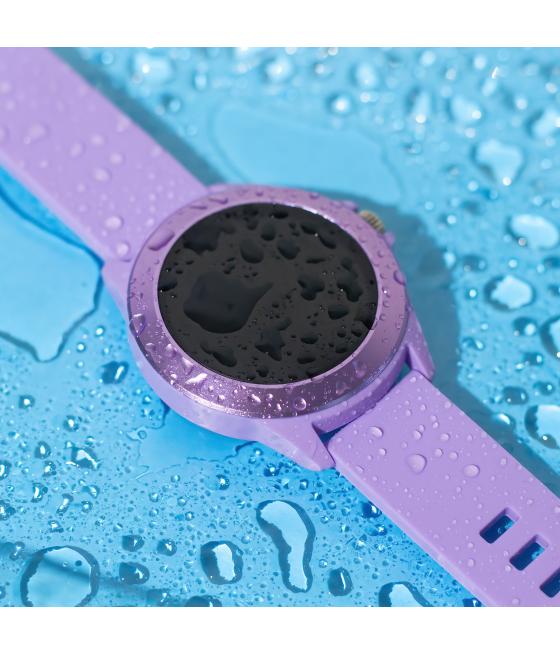 Reloj smartwatch forever colorum cw - 300 color morado