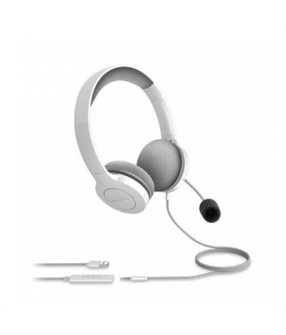 Auriculares micro energy sistem office 3 blanco supraural - 40mm - jack 3.5mm - antipop - 20hz - 32ohms