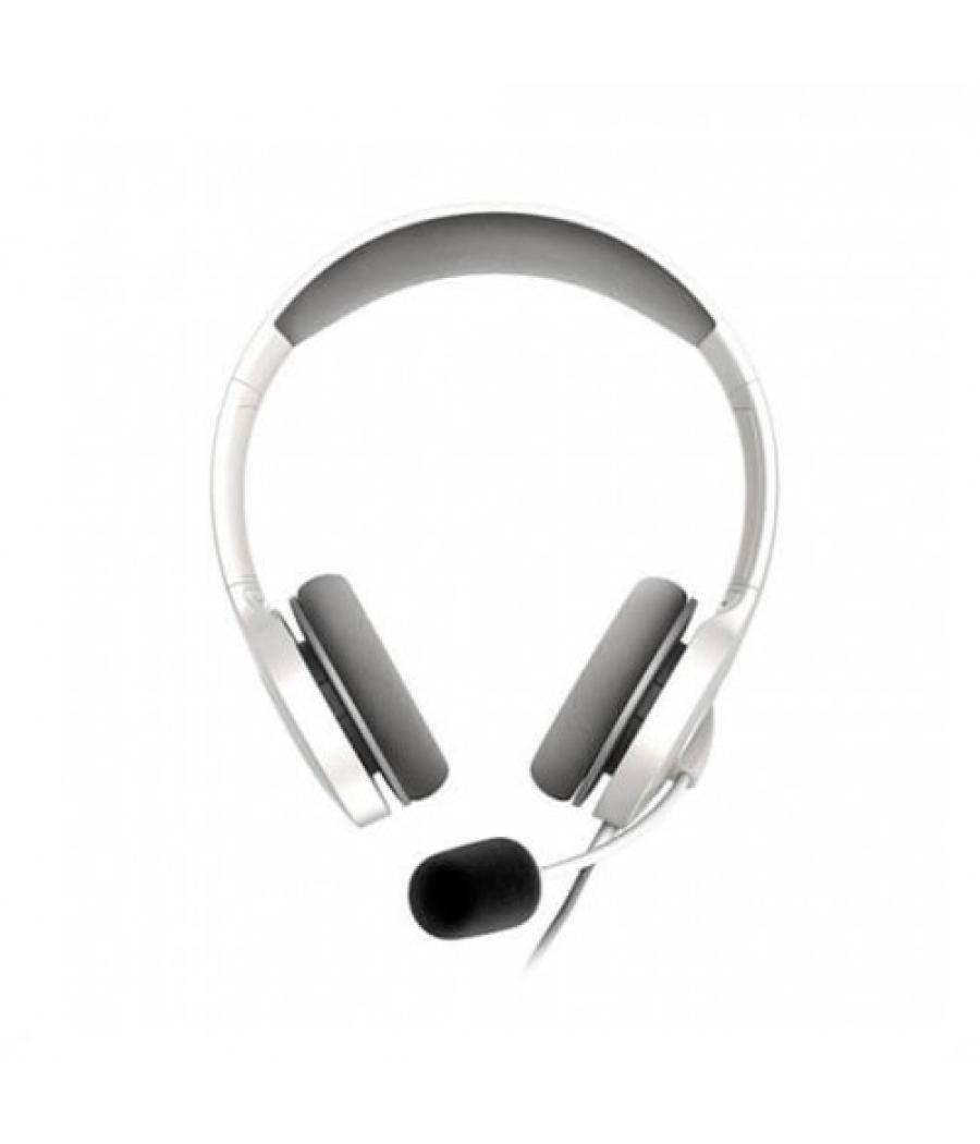 Auriculares micro energy sistem office 3 blanco supraural - 40mm - jack 3.5mm - antipop - 20hz - 32ohms