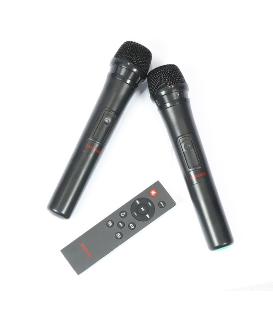 Altavoz trolley aiwa kbtus - 710 90w rms con karaoke 2 micros inalambricos