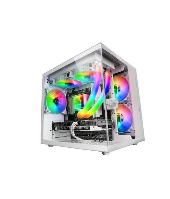 Caja microatx mcview blanco mars gaming