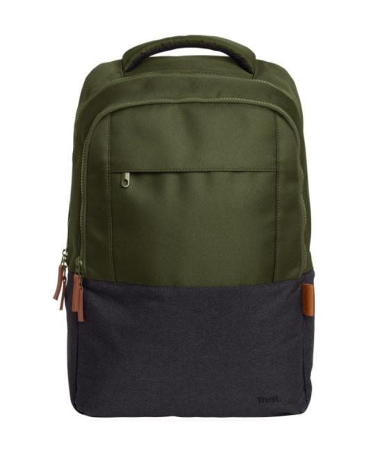 Mochila trust lisboa para portátiles hasta 16'/ verde