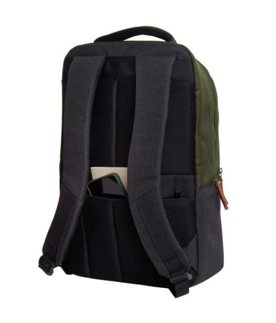 Mochila trust lisboa para portátiles hasta 16'/ verde