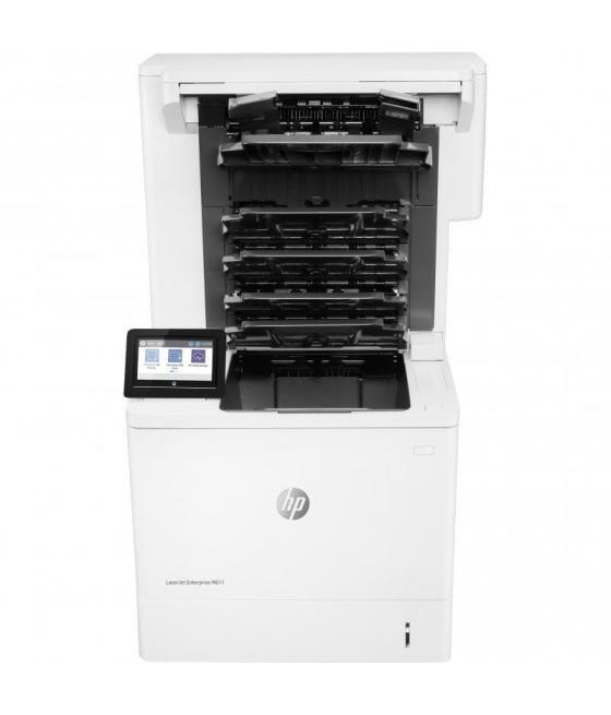 Impresora láser monocromo hp laserjet enterprise m611dn dúplex/ blanca