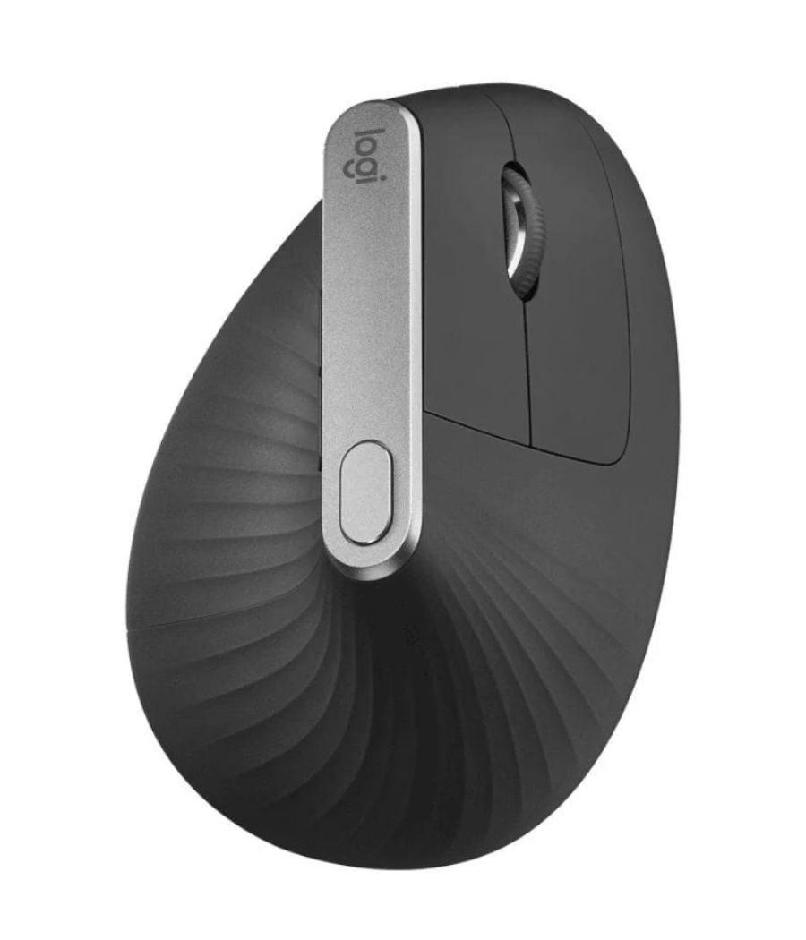Ratón ergonómico inalámbrico por bluetooth logitech vertical mx/ batería recargable/ hasta 4000 dpi