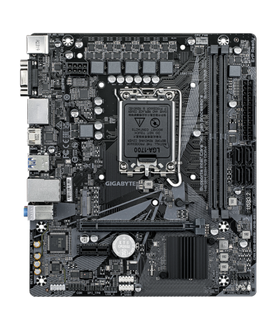 Gigabyte h610m s2h v3 ddr4 placa base intel h610 express lga 1700 micro atx