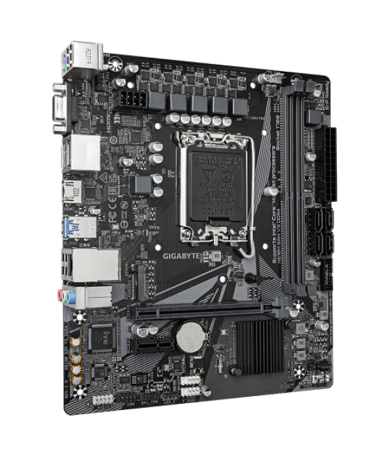 Gigabyte h610m s2h v3 ddr4 placa base intel h610 express lga 1700 micro atx