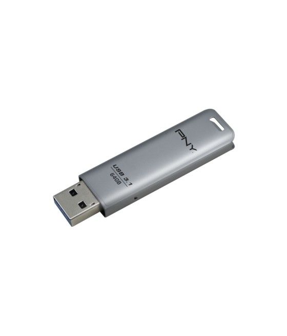 PNY USB Elite Steel 3.1 64GB / Lectura 80Mb/s - Imagen 1