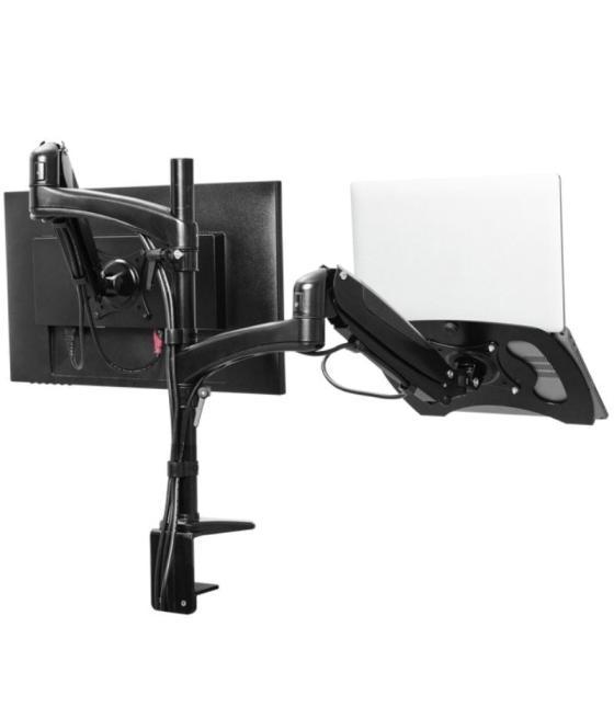 Soporte de mesa orientable/ inclinable trust mara para monitor y portátil hasta 32'