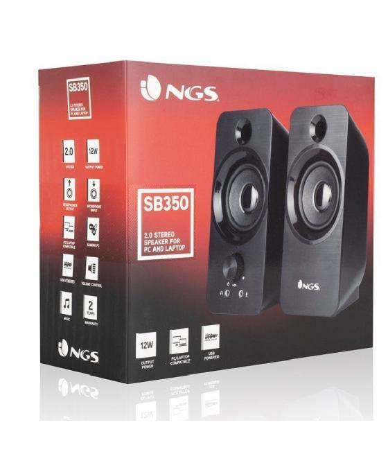 Altavoces ngs sb350/ 12w/ 2.0