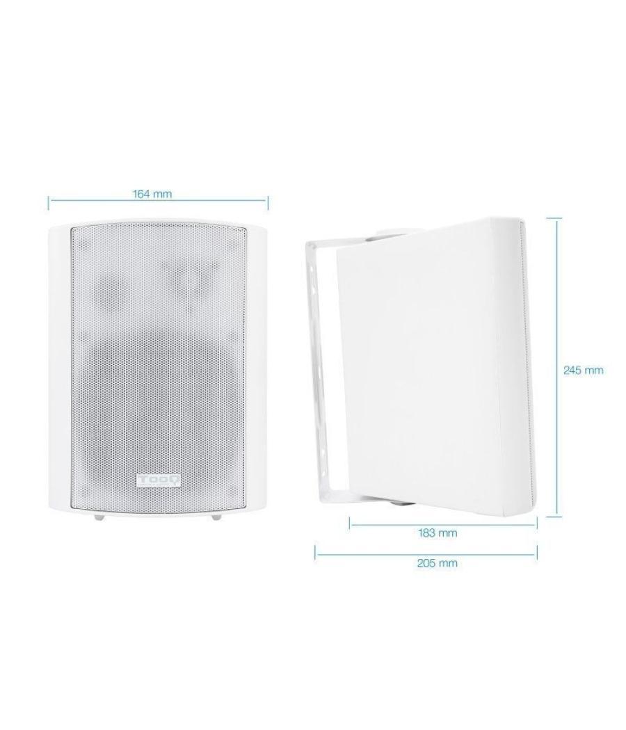 Altavoces autoamplificados tooq tqows-01w/ 60w/ 2.0/ blancos