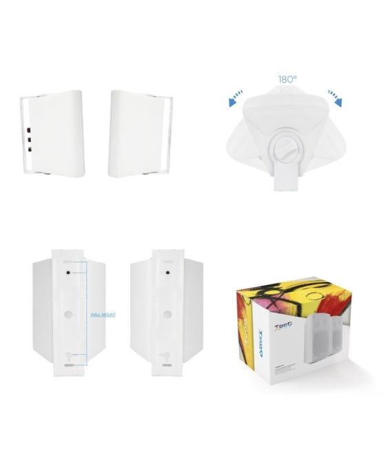 Altavoces autoamplificados tooq tqows-01w/ 60w/ 2.0/ blancos