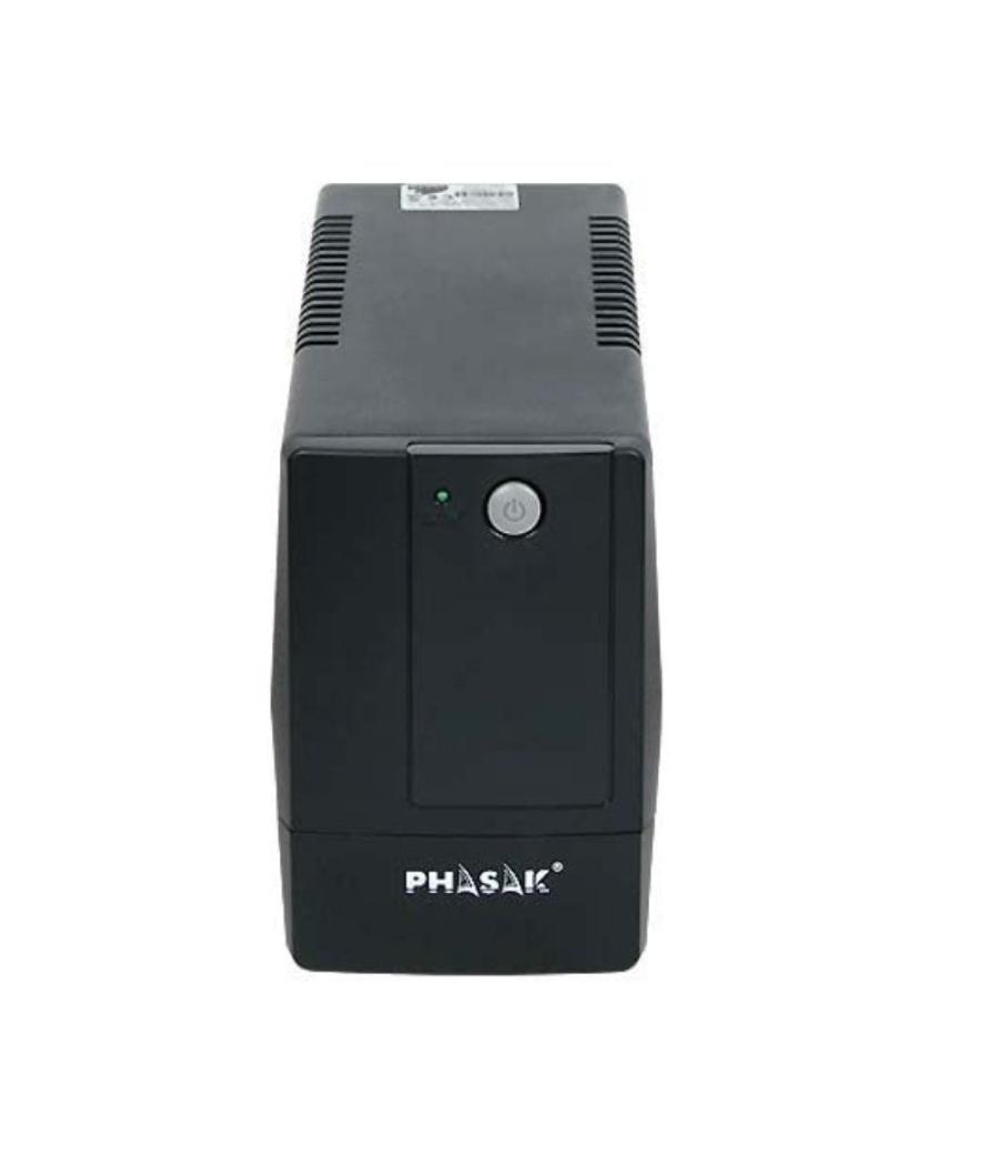 Sai línea interactiva phasak basic interactive 800 va/ 800va-480w/ 2 salidas/ formato torre