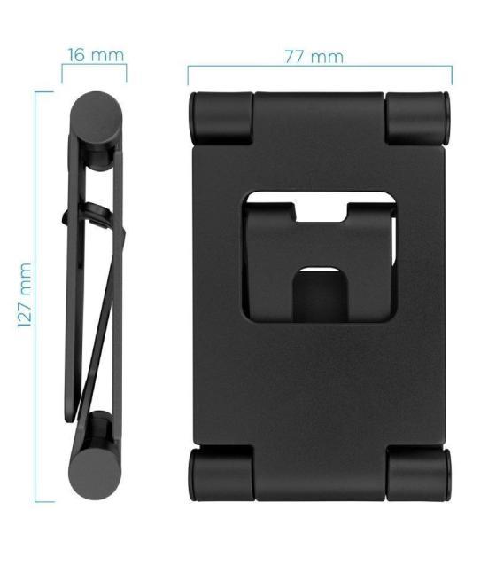 Soporte para smartphone/tablet tooq ph-keops-noche/ negro